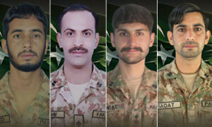 Four soldiers martyred, 12 terrorists killed in operations across KP and Balochistan: ISPR