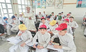 Dir teacher becomes a symbol of dedication