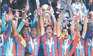 Palace&rsquo;s Eze seals historic FA Cup final win against City
