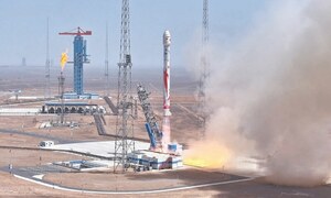 China launches improved methane-powered rocket