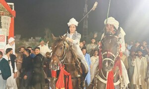 Tent-pegging championship challenges gender stereotypes in Jhelum