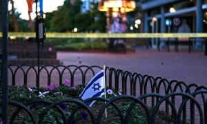 Eight injured in &lsquo;flamethrower&rsquo; attack on Israeli hostage protest in US