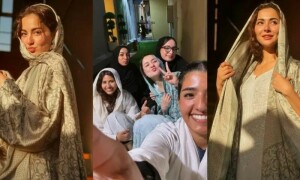 ہانیہ عامر نے حج کی سعادت حاصل کرلی