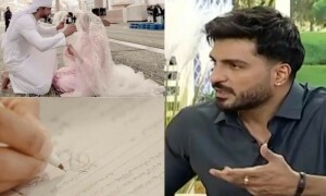 عمر شہزاد نے مسجد نبوی ﷺ میں نکاح کو اللہ کا معجزہ قرار دے دیا