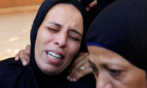 PHOTOS: Mourners attend the funeral of Palestinians killed in Israeli airstrikes in Khan Younis
