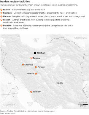 SEE: Locations of Iran&rsquo;s nuclear facilities