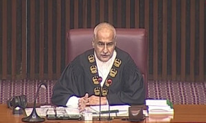 قومی اسمبلی کےاسٹاف کی حفاظت، اراکین کی ذمے داری ہے، اسپیکر
