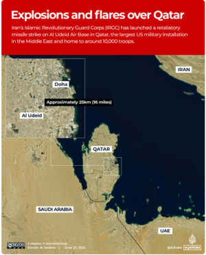 SEE: Iran attacks US base in Qatar mapped out