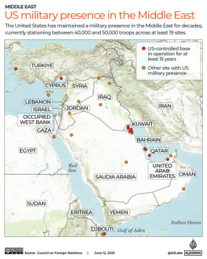 SEE: An outline of US miltary bases in the Middle East