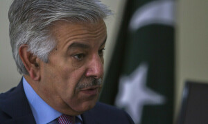 Defence Minister Asif blasts &lsquo;western hypocrisy&rsquo;, says Iran never initiated war with Israel