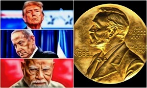 &rsquo;ٹرمپ نوبیل کے اتنے ہی حقدار ہیں جتنے کہ گجرات کا قصائی مودی اور نسل کش نیتن یاہو!&lsquo;