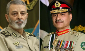 ایرانی چیف آف اسٹاف کا فیلڈ مارشل کو ٹیلی فون، حمایت پر پاکستان کا شکریہ ادا کیا
