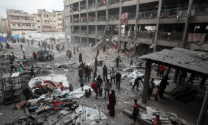 PHOTOS: Aftermath of Israeli strike on school in Gaza City