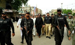Muharram 9 central procession peacefully concludes in Karachi amid tight security