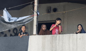 PHOTOS: Aftermath of overnight Israeli strike on displaced Palestinians in Gaza City