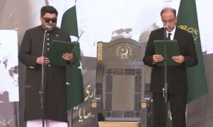 سندھ، پشاور اور اسلام آباد ہائیکورٹس کے چیف جسٹس صاحبان نے حلف اٹھالیا