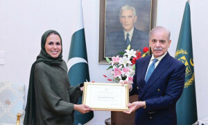 وزیراعظم سے حال ہی میں نانگا پربت سر کرنے والی پہلی قطری خاتون کوہ پیما کی ملاقات