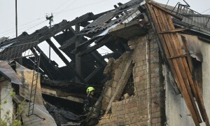 Russia bombards Kyiv before ‘frank’ talks  with US and aid pledges