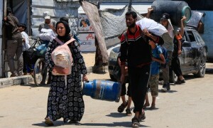 Proposal outlines large-scale &lsquo;humanitarian transit areas&rsquo; for Palestinians in Gaza