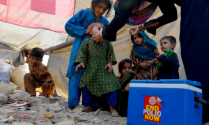 No poliovirus in Peshawar for first time in two years