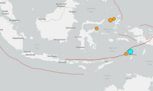 مشرقی انڈونیشیا کے ساحل کے قریب 6.7 شدت کا زلزلہ