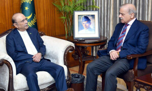 صدرِ مملکت زرداری سے شہباز شریف کی ملاقات، ملکی استحکام کیلئے مل کر کام کرنے کا اعادہ
