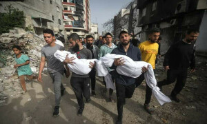 اسرائیلی فوج کی غزہ کے مختلف حصوں پربمباری سےمزید 78 فلسطینی شہید