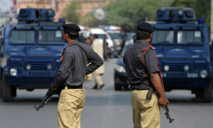Two cops martyred in Dera; Lakki gas pipeline blown up