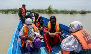 Medium-level flood at Punjab’s Kalabagh and Chashma on Indus River due to monsoon rains