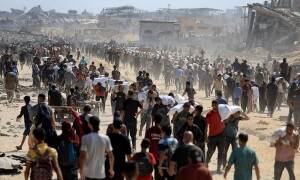 Palestine Red Crescent Society says 118 aid seekers wounded, 1 killed in Gaza City