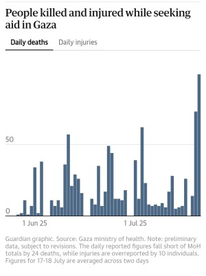 Eight-minute race for food: How GHF points in Gaza become &lsquo;death traps&rsquo;