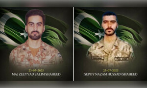 مستونگ میں سیکیورٹی فورسز کے آپریشن میں فتنۃ الہندوستان کے 3 دہشتگرد ہلاک، میجر اور سپاہی شہید