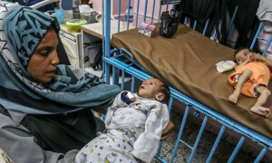 غزہ میں ہر پانچ میں سے ایک بچہ شدید غذائی قلت کا شکار