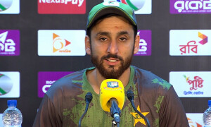 ان کنڈیشنز پر &rsquo;ایشیا یا ورلڈ کپ&lsquo; کی تیاری ممکن نہیں، کپتان سلمان آغا کی بنگلہ دیشی پچز پر تنقید