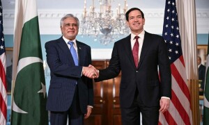 Rubio lauds Pakistan&rsquo;s role in global and regional peace in 1st meeting with FM Dar