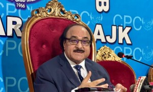 JKCHR chief assails Indian revocation of occupied Kashmir’s status, urges Pakistan to take cause to global forums