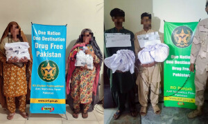 اے این ایف کا تعلیمی اداروں کے اطراف کریک ڈاؤن، 3 خواتین سمیت 12 ملزمان گرفتار، 245 کلو منشیات برآمد