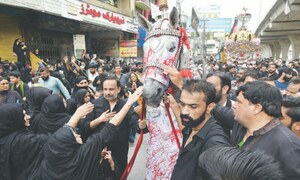 Ashura processions culminate peacefully in Rawalpindi