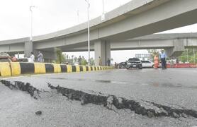 Downpour exposes quality of Rs4.1bn F-8 Interchange project