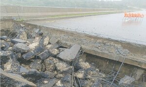 Commuters bear the brunt as deluge thwarts repair work at key bridge