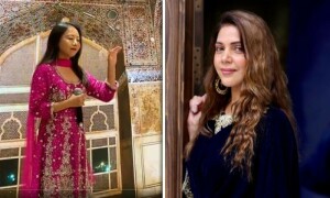 چینی گلوکارہ کی &rsquo;بوہے باریاں&lsquo; پر شاندار پرفارمنس، حدیقہ کیانی بھی معترف