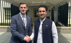 واشنگٹن: وزیرمملکت بلال ثاقب کی ٹرمپ کی کونسل ایڈوائزرز کے ایگزیکٹو ڈائریکٹر سے ملاقات