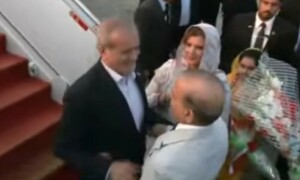 Iran president lands in Islamabad for 2-day visit, eyeing to boost trade ties