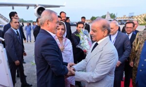 Iran president lands in Islamabad for 2-day visit, eyeing to boost trade ties
