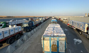 اسرائیل نے امداد سے بھرے 22 ہزار ٹرکوں کو روک رکھا ہے، غزہ میڈیا آفس