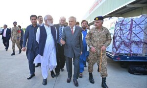 Pakistan sends another 100 tonnes of aid for Palestinians