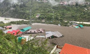 Mudslide engulfs Indian village, at least four dead and over 50 missing