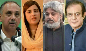 پی ٹی آئی رہنماؤں نے نااہلی کےخلاف اور عبوری ضمانت کیلئے پشاور ہائیکورٹ سے رجوع کرلیا