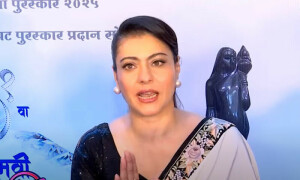 ہندی میں بات کرنے سے انکار پر کاجول کو تنقید کا سامنا