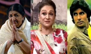 بشریٰ انصاری کو امیتابھ بچن کی جراب اور لتا منگیشکر کی ساڑھی سے متعلق بات پر تنقید کا سامنا
